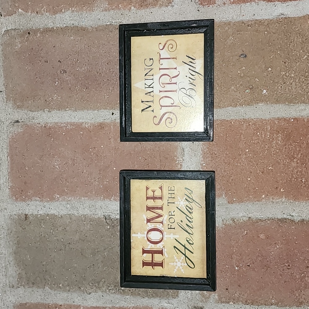 Christmas signs